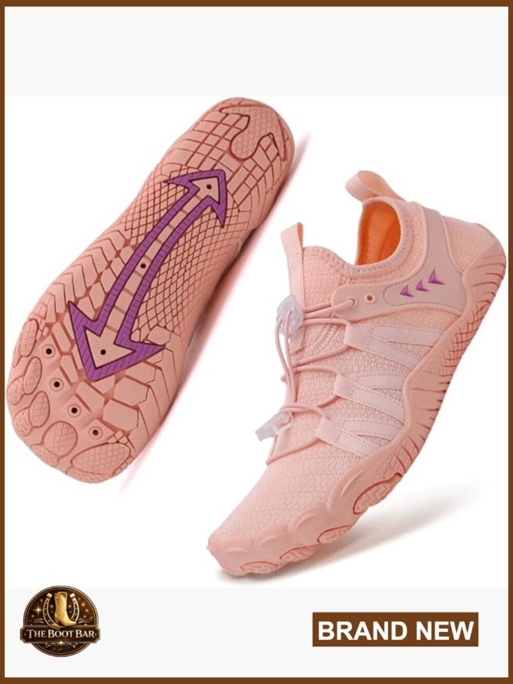 Women's Water Shoes Quick Dry Barefoot Slip-On for Water Sports Yoga